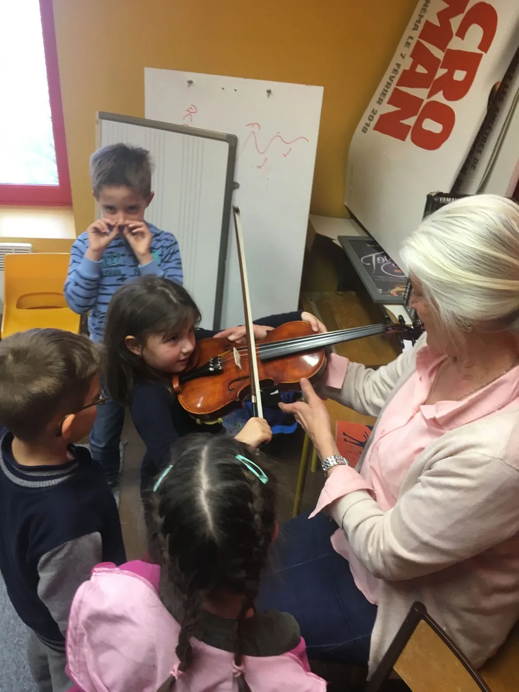 Classe intermédiaire : découverte du violon et de la batterie — 2019 — photo 2
