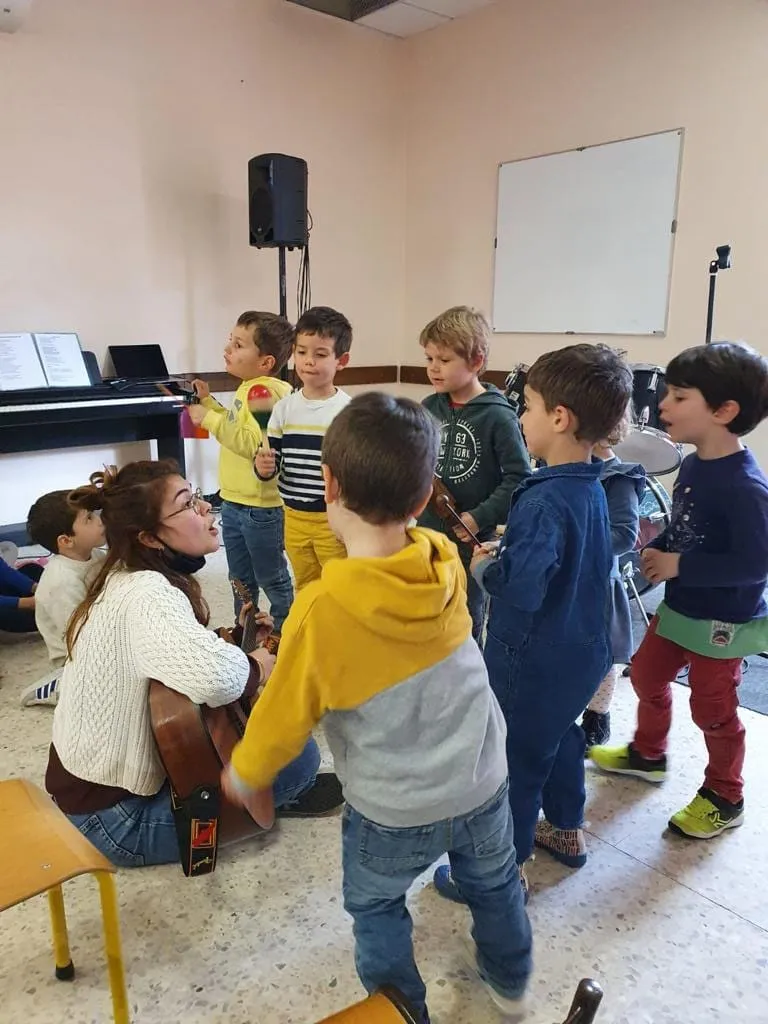 Concerts des classes de guitare, musique actuelle, harpe, violon et éveil musical — 2022 — photo 14