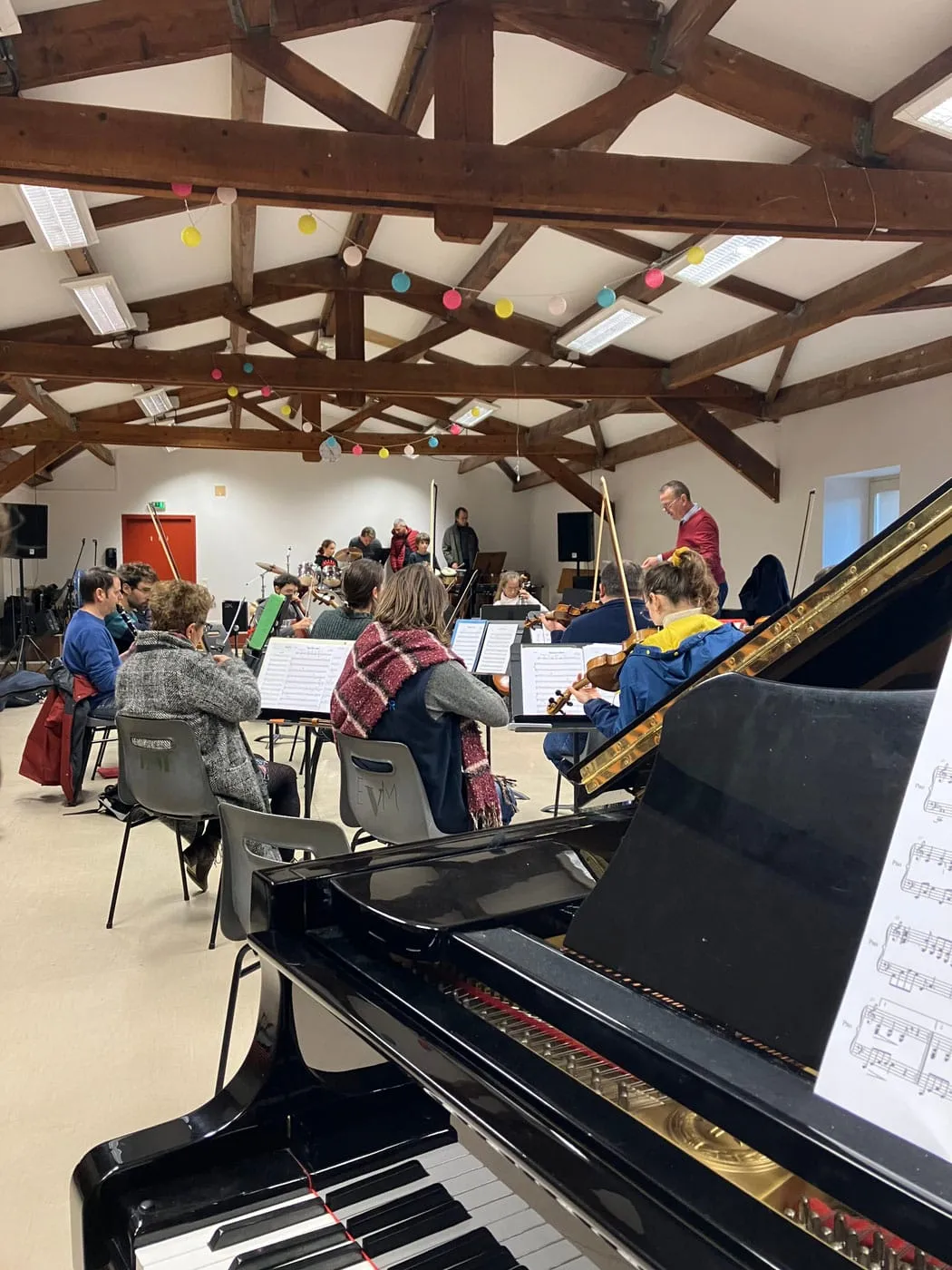 Première répétition de l'année avec l'orchestre des écoles associées — 2024 — photo 2