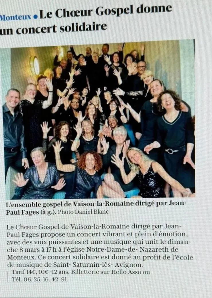 Concerts solidaires à l'église de Monteux — 2026 — photo 4